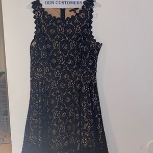 black and tan macy’s dress